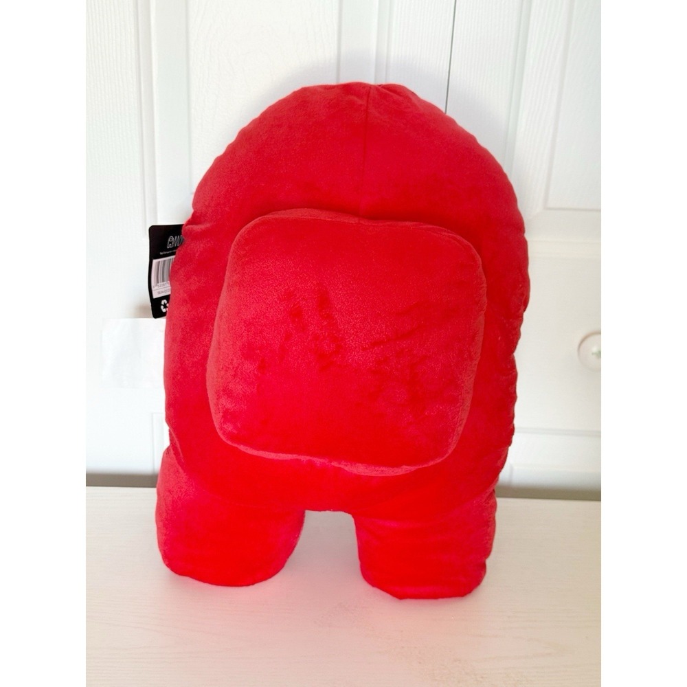 Among Us Red Crewmate Plush NWTs. Stands 16" Tall - Picture 2 of 3